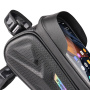 Wheel up Bike Bag husă impermeabilă pentru bicicletă cu spațiu pentru iPhone - negru