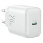 JOYROOM JR-TCF20 Set adaptor de încărcare rapidă cu port USB-C și cablu USB-C la Lightning - 20W - 1 m - alb