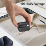 Set adaptor USAMS CC241 cu port USB-C și cablu retractabil USB-C - 30W - alb