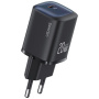 Încărcător rapid USAMS CC248 cu port USB-C - 20W - negru