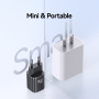 Adaptor de încărcare rapidă USAMS CC248 cu port USB-C - 20W - alb