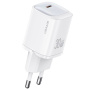 Adaptor de încărcare rapidă USAMS CC251 cu port USB-C - 30W - Alb