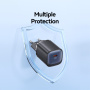Adaptor încărcare rapidă USAMS CC251 cu port USB-C - 30W - negru