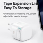 Set adaptor USAMS US-CC209 cu port USB-C și cablu retractabil Lightning - 35W - negru