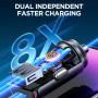 Încărcător auto JOYROOM CCN04 cu porturi USB-C / USB-A - 60W - negru