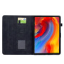Husă tip carte Husă cu slot pentru card cu model de flori pentru iPad 10.2" (2019-2021) / Air 3 (2019) / Pro 10.5" - negru