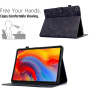 Husă tip carte Husă cu slot pentru card cu model de flori pentru iPad 10.2" (2019-2021) / Air 3 (2019) / Pro 10.5" - negru