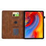 Husă tip carte cu slot pentru card și temă cu flori pentru iPad 10.2" (2019-2021) / Air 3 (2019) / Pro 10.5" - maro