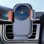 Suport Suport de aerisire auto cu încărcare wireless pentru iPhone - portocaliu-negru