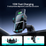 JOYROOM Suport auto JR-ZS246S pentru sticla si bord cu incarcare wireless pentru iPhone - negru