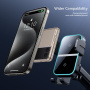 JOYROOM Suport auto JR-ZS246S pentru sticla si bord cu incarcare wireless pentru iPhone - negru
