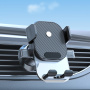 Suport de aerisire auto transparent pentru iPhone - negru