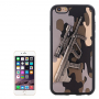 Carcasă din plastic, cu model 3D puşcă Steyr AUG A1, pentru Apple iPhone 6S / 6 - gri