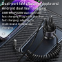 Set încărcător auto Yesido Y57 cu porturi USB-C / USB-A și cablu Lightning - 50W - 1,2 m - negru