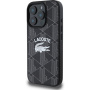 Lacoste Husă combinată cu monogramă cu MagSafe pentru iPhone 16 Pro Max - negru
