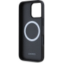 Lacoste Husă combinată cu monogramă cu MagSafe pentru iPhone 16 Pro Max - negru