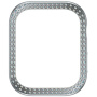PanzerGlass SAFE carcasă cu pietre pentru Apple Watch 42mm (Series 10 / 11) - argintie