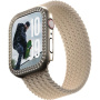 PanzerGlass SAFE carcasă încrustată cu pietre pentru Apple Watch 42mm (Series 10 / 11) - aurie