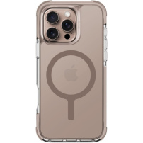 UNIQ Husă Combat MagClick cu ramă colorată și MagSafe pentru iPhone 16 Pro - bej
