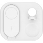 BELKIN Boost Charge 3-în-1 Suport magnetic pliabil de încărcare wireless pentru iPhone / Apple Watch / AirPods - 15W - alb