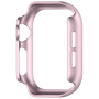 Husă tip carte metalizată pentru Apple Watch 42mm (Series 10 / 11) - roz