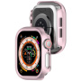 Husă tip carte metalizată pentru Apple Watch 42mm (Series 10 / 11) - roz