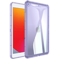 Husă transparentă lucioasă pentru iPad 9.7" (2017/2018) / Air 2 / Pro 9.7" - violet