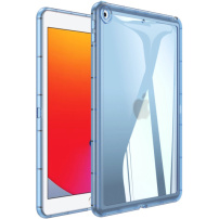 Husă transparentă lucioasă pentru iPad 10.2" (2019-2021) - albastru