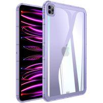 Husă transparentă lucioasă pentru iPad Pro 12,9" (2018-2022) - violet