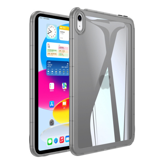 Husa transparenta lucioasa pentru iPad mini 6 / mini 7 - gri