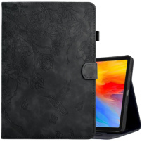 Husă tip carte Husă cu slot pentru card cu model de flori pentru iPad 10.2" (2019-2021) / Air 3 (2019) / Pro 10.5" - negru