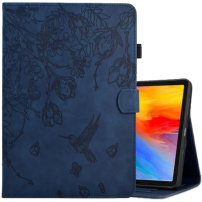 Husă tip carte Husă cu model de flori cu fantă pentru card pentru iPad 10,2" (2019-2021) / Air 3 (2019) / Pro 10,5" - Albastru închis