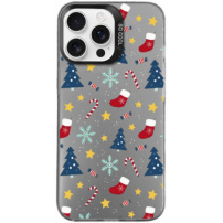 Husa de protectie cu motiv de Craciun pentru iPhone 16 Pro Max - gri