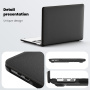 Husă din piele cu suport pentru MacBook Pro 13" (A2251 / A2289 / A2338) - neagră