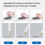 Penita de schimb cu vârf auriu pentru Apple Pencil 1 / 2 / USB-C / Pro - stil 3.0 - alb
