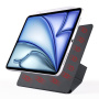 Husă magnetică cu suport origami pentru iPad Air 4 (2020) / Air 5 (2022) / Air 11" (2024-2026) / Pro 11" (2018) - neagră