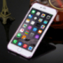 Carcasă de protecţie spate, cu pietre în stil diamant, pentru Apple iPhone 6 / 6S - roz