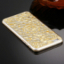 Carcasă de protecţie spate, cu pietre în stil diamant, pentru Apple iPhone 6 / 6S - aurie