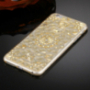 Carcasă de protecţie spate, cu pietre în stil diamant, pentru Apple iPhone 6 / 6S - aurie
