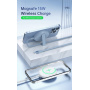 Încărcător wireless MagSafe LFX-181 cu suport rabatabil pentru iPhone / AirPods - 15W - verde