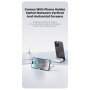 USAMS Set US-SJ650 cu cabluri USB-C retractabile, adaptoare și ac - negru