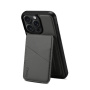 ESEBLE Husă cu portofel magnetic detașabil și MagSafe pentru iPhone 14 Pro - gri maro