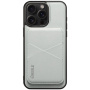 ESEBLE Husă cu portofel magnetic detașabil și MagSafe pentru iPhone 14 Pro - gri deschis