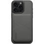 ESEBLE Husă cu portofel magnetic detașabil și MagSafe pentru iPhone 15 Pro - gri maro