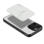ESEBLE Husă cu portofel magnetic detașabil și MagSafe pentru iPhone 15 Pro - gri deschis