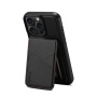 ESEBLE Husă cu portofel magnetic detașabil și MagSafe pentru iPhone 15 Pro - negru