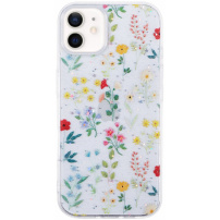 Husă transparentă strălucitoare pentru iPhone 11 - luncă înflorită