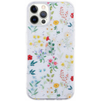 Husă transparentă strălucitoare pentru iPhone 11 Pro - luncă înflorită