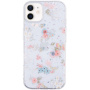 Husă transparentă strălucitoare pentru iPhone 12 / 12 Pro - floral
