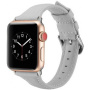 Curea elegantă, din piele, pentru Apple Watch 42mm / 41mm / 40mm / 38mm - gri
